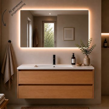 Horizon LED-speil - 1000 x 700 mm - Backlight